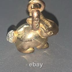 Charm Lapin Links of London ? Or Vermeil Très Rare Édition Limitée Neuf