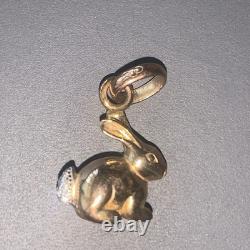 Charm Lapin Links of London ? Or Vermeil Très Rare Édition Limitée Neuf