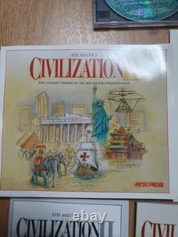 Civilization 2 Très Rare Collection Classique Microprose Grande Boîte PC