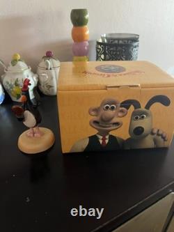 Coalport Wallace & Gromit FEATHERS Très rare figurine de première édition en boîte