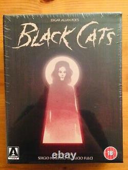 Coffret Édition Limitée de Chats Noirs Arrow Video Blu-ray/DVD OOP Très Rare