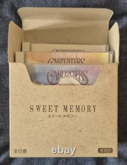 Collection de CD Sweet Memory des Carpenters Édition Japonaise Très Rara avec Boîte