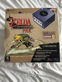 Console Nintendo Gamecube Édition Limitée Zelda Wind Waker PAK PAL TRÈS RARE