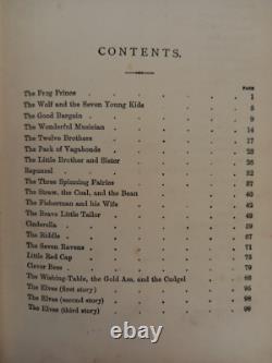 Contes de fées et histoires de ménage des frères Grimm. Édition très rare et illustrée 1901
