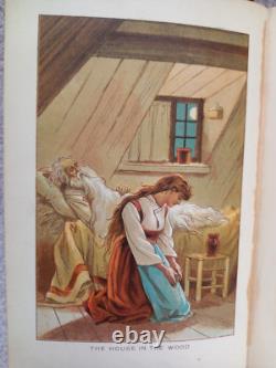 Contes de fées et histoires de ménage des frères Grimm. Édition très rare et illustrée 1901