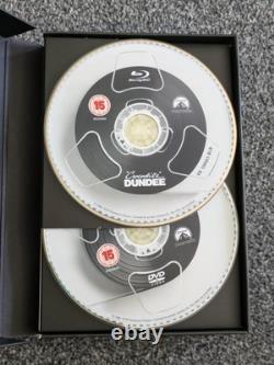 Crocodile Dundee (1986) Blu-ray & DVD (Édition VHS HMV) TRÈS RARE HORS IMPRESSION