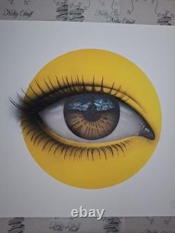 Crylong Yellow Print par My Dog Sighs Nelly Duff. Édition très rare d’épreuve d’artiste.