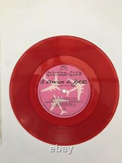 Culture Club The War Song 7 Vs694 Edition Limitée Vinyle Rouge Record Très Rare