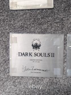 DARK SOULS 2 Édition Limitée Cartes en Acier Signées par Yui Tanimura TRÈS RARE