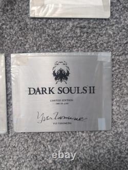 DARK SOULS 2 Édition Limitée Cartes en Acier Signées par Yui Tanimura TRÈS RARE