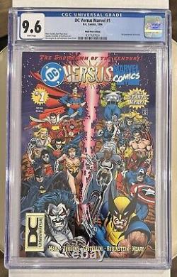 DC contre Marvel #1 CGC 9.6 TRÈS RARE VARIANT DCU ! Recensement 20 1ère App ACCESS