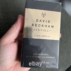 David Beckham Instinct Or Édition Très Rare Eau De Toilette Spray Naturel 50ml