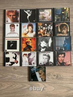 David Bowie très rare 1ère édition 1984 RCA lot complet de 17 CD en très bon état