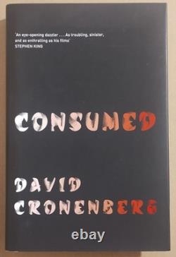 David Cronenberg Consumed Édition Signée Reliée Très Rare