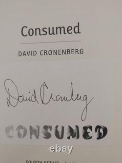 David Cronenberg Consumed Édition Signée Reliée Très Rare