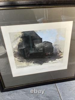 David Shepherd édition limitée trilogie des dépôts de vapeur de Guildford très rare encadrée