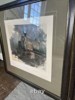 David Shepherd édition limitée trilogie des dépôts de vapeur de Guildford très rare encadrée