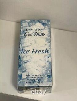 Davidoff Cool Water Ice Fresh Édition Limitée 125ml EDT pour Hommes Spray Très Rare