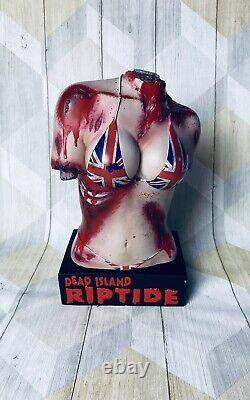 Dead Island Riptide Zombie Bait Edition Bikini Statue Ornement Bust Très Rare