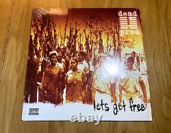 Dead Prez - Let's Get Free 2XLP (État proche du neuf) RARE 1ère édition US 2000, Hip Hop