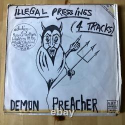 Démon Prêcheur, EP 1ère édition 1978, n° 229 de 500 exemplaires en édition limitée, punk très rare, Ex
