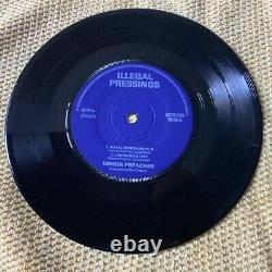 Démon Prêcheur, EP 1ère édition 1978, n° 229 de 500 exemplaires en édition limitée, punk très rare, Ex