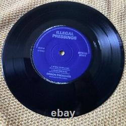Démon Prêcheur, EP 1ère édition 1978, n° 229 de 500 exemplaires en édition limitée, punk très rare, Ex