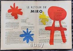 Derriere Le Miroir 14-15 Very Rare Premiere Édition