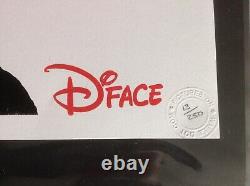 Dface'saddo (basquiat) 'rouge' Impression en édition limitée très rare