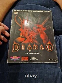 Diablo PlayStation 1 Guide Stratégique Officiel de Prima Très Rare Version Ps1 Vgc