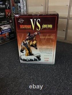 Diorama très rare X-Men, Wolverine contre Sabretooth version exclusive par Sideshow