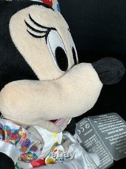 Disney Mickey & Minnie 90e Anniversaire Peluche Édition Limitée Neuf Avec Étiquettes Très Rare