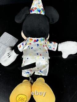 Disney Mickey & Minnie 90e Anniversaire Peluche Édition Limitée Neuf Avec Étiquettes Très Rare