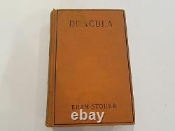 Dracula, De Bram Stoker -1927 Very Rare Early Edition, Antique Hardcover Book
