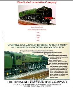 Duc de Gloucester locomotive à l’échelle 1 Finescale édition limitée TRÈS RARE 1995