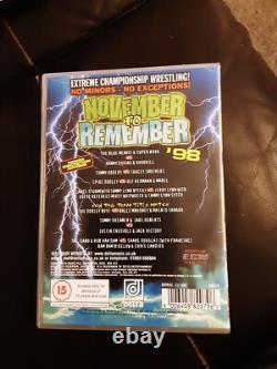 ECW Novembre à Se Souvenir 1998 DVD ÉDITION DELTA ROYAUME-UNI TRÈS RARE