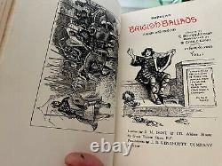 ÉDITION LIMITÉE TRÈS RARE - Ballades britanniques populaires par R Brimley Johnson 1894