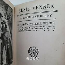 ÉDITION VINTAGE TRÈS RARE Elsie Venner par Holmes, Oliver Wendell copie de bibliothèque