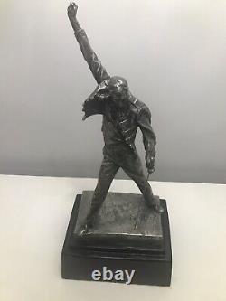 Edition Limitée Freddie Mercury Pewter Statue Par Compulsion Gallery Très Rare