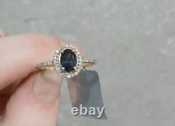 Édition Limitée Très Rares Bague en Or 18k avec Grenat à Changement de Couleur et Diamant Taille 7