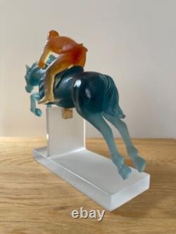 Édition Limitée Très Rares Daum Jockey et Cheval #1000 de 1000 Épuisé en 2009