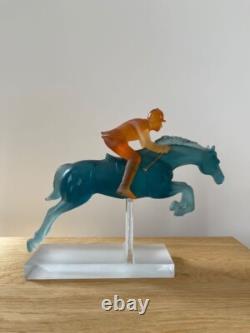 Édition Limitée Très Rares Daum Jockey et Cheval #1000 de 1000 Épuisé en 2009