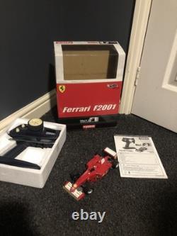 Édition Très Rare Hot Wheels Kyosho Mini-Z F1 Ferrari F2001 Complet avec Boîte Rc