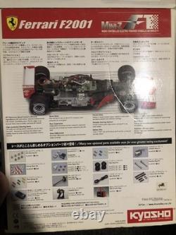 Édition Très Rare Hot Wheels Kyosho Mini-Z F1 Ferrari F2001 Complet avec Boîte Rc