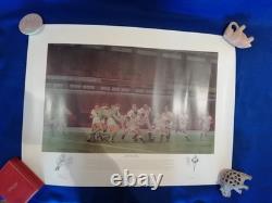 Édition Très Rare Limitée Équipe de Rugby d'Angleterre Gloire Couronnante Sam 16 Mars 1996