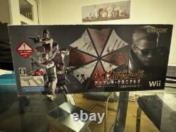 Édition collector très rare de Resident Evil Umbrella Chronicles avec pistolet zapper et jeu