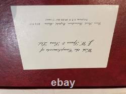 Édition de présentation du centenaire très rare de Scrabble Collectors Spear 1878-1978