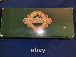 Édition héritage vintage très rare en bois de Monopoly pré-possédée mais jamais jouée