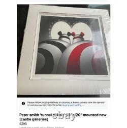 Édition limitée Peter Smith, Tunnel of Love TRÈS RARE, impression giclée montée