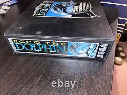 Édition limitée en boîte de Ecco the dolphin pour Sega Mega Drive, incomplète et très rare.